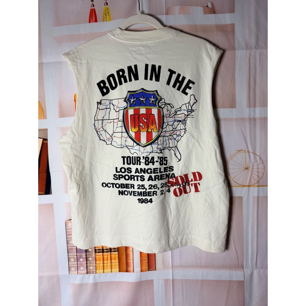 Abercrombie Bruce Springsteen Born In The USA Graphic Muscle Tee Size XS - Picture 3 of 4